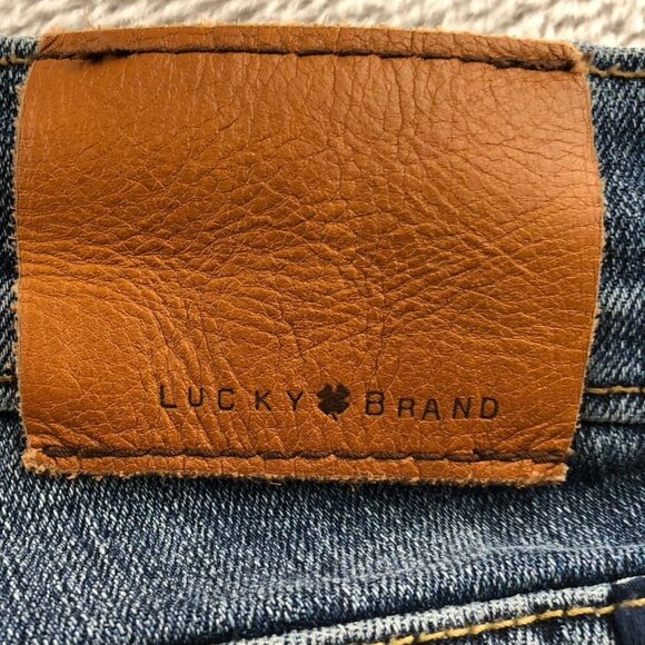 Lucky Brand Womens Jeans Size 10/30 Sweet Crop Straight Leg Classic Blue Denim - Picture 13 of 15
